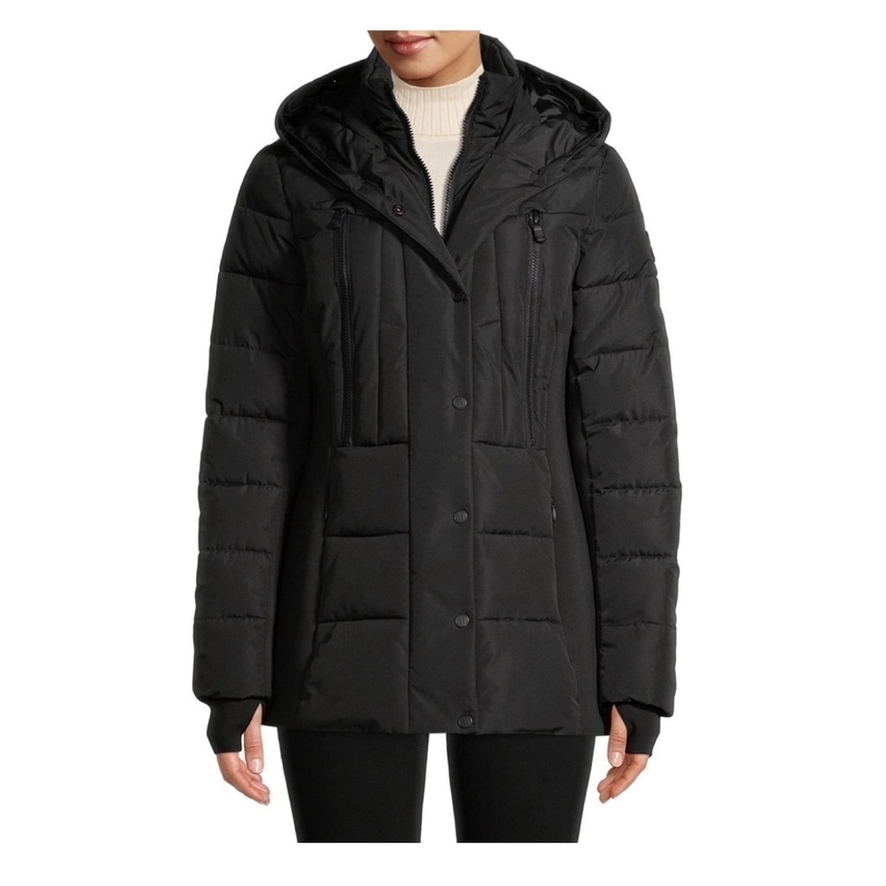 LONDON FOG Women's  Puffer‎ Jacket Black Size M